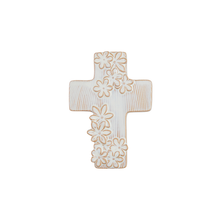 Load image into Gallery viewer, Ceramic Flower Cross - 2 Styles
